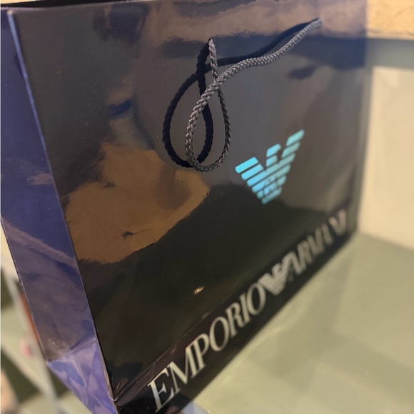 Emporio Armani Navy Gift Bag - Picture 2 of 2